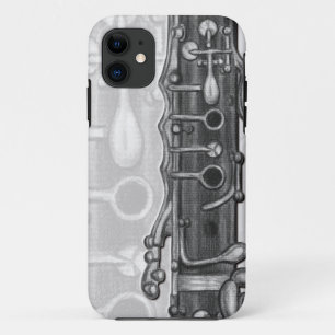 Clarinet in Holzkohle iPhone 5/5S Fall Case-Mate iPhone Hülle
