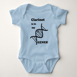 Clarinet in meinen Genen Baby Strampler