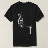 Clarinet Instrument Player Musical Note Clarinetis T-Shirt (Design vorne)