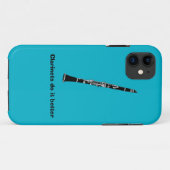 Clarinet iPhone Fall Case-Mate iPhone Hülle (Rückseite (Horizontal))