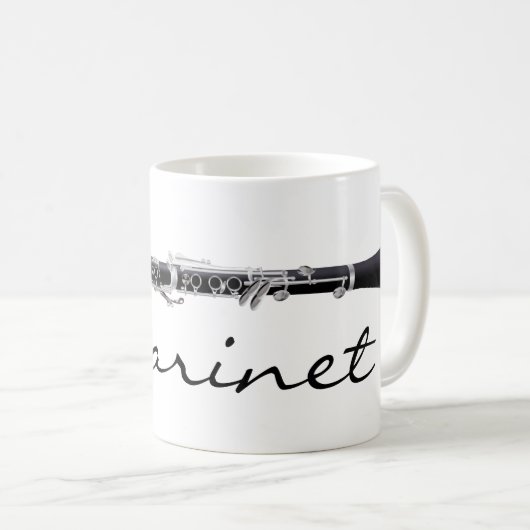 Clarinet-Kaffee-Tasse Kaffeetasse (VorderseiteRechts)