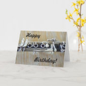 Clarinet Karte (Gelbe Blume)