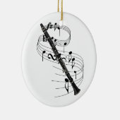 Clarinet Keramik Ornament (Rechts)