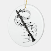 Clarinet Keramik Ornament (Links)