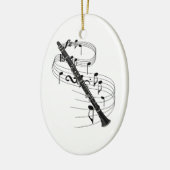 Clarinet Keramik Ornament (Links)