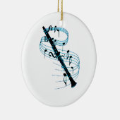 Clarinet Keramik Ornament (Rechts)