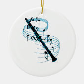 Clarinet Keramik Ornament (Vorne)