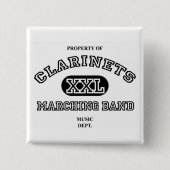 Clarinet-Knopf Button (Vorderseite)