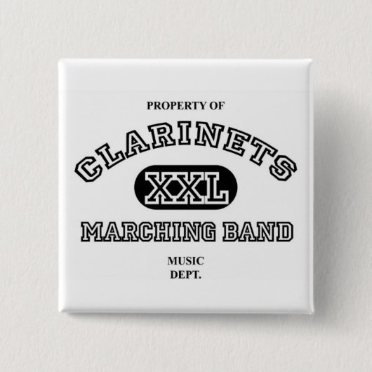 Clarinet-Knopf Button (Vorderseite)