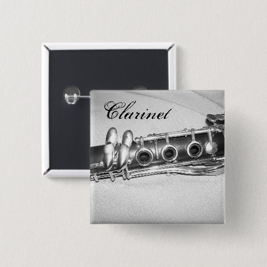 Clarinet-Knopf Button (Vorne & Hinten)