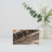 Clarinet-Lehrer-freiberuflich tätiger Musiktutor Visitenkarte (Stehend Vorderseite)