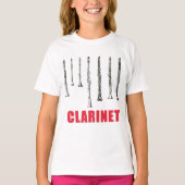 Clarinet Lineup T-Shirt (Vorderseite)