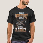 Clarinet Man Clarinetist T-Shirt (Vorderseite)