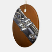 Clarinet mit Goldhintergrund-Verzierung Keramikornament (Links)
