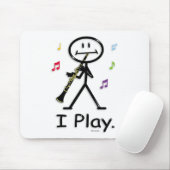 Clarinet Mousepad (Mit Mouse)