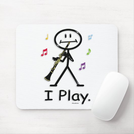 Clarinet Mousepad (Mit Mouse)