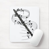 Clarinet Mousepad (Mit Mouse)
