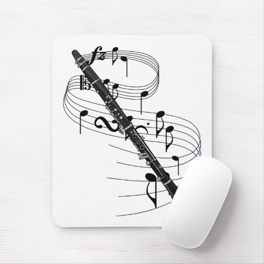 Clarinet Mousepad (Mit Mouse)