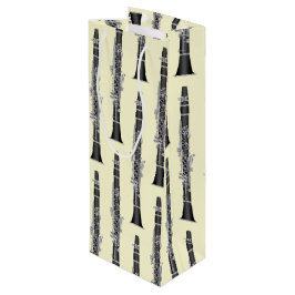 Clarinet Music Teacher Band Musician Geschenktüte Für Weinflaschen