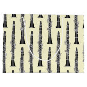 Clarinet Music Teacher Band Musician Große Geschenktüte (Rückseite)