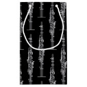 Clarinet Music Teacher Band Musician Kleine Geschenktüte (Rückseite)