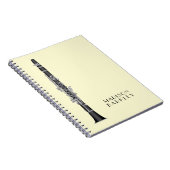 Clarinet Music Teacher Band Musician Notizblock (Rechte Seite)