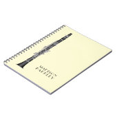 Clarinet Music Teacher Band Musician Notizblock (Linke Seite)