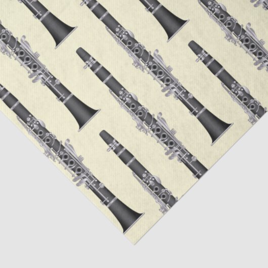 Clarinet Music Teacher Band Musician Seidenpapier (Detail)