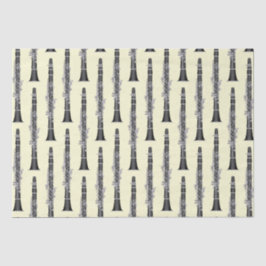 Clarinet Music Teacher Band Musician Seidenpapier