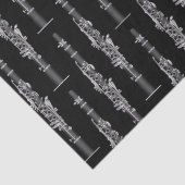 Clarinet Music Teacher Seidenpapier (Detail)