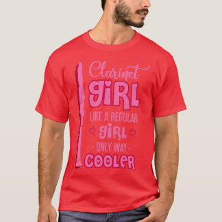 Clarinet Musical Instrument Girl Clarinetist T-Shirt
