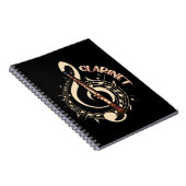 Clarinet Musical Instrument Music Liebhaber Notizblock (Rechte Seite)