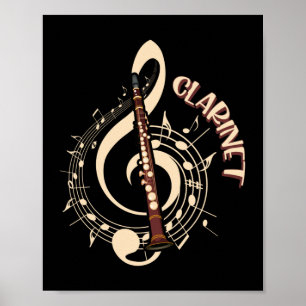 Clarinet Musical Instrument Music Liebhaber Poster