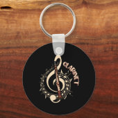 Clarinet Musical Instrument Music Liebhaber Schlüsselanhänger (Vorderseite)