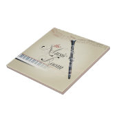 Clarinet-Musik-Raum Fliese (Seite)