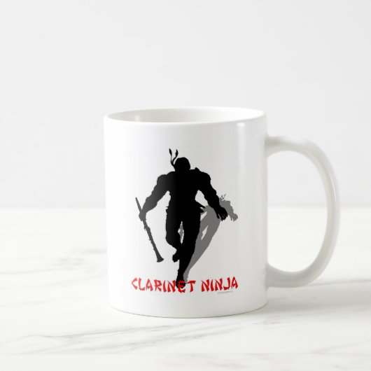 Clarinet Ninja Kaffeetasse (Rechts)