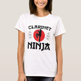 Clarinet Ninja Marching Band T-Shirt