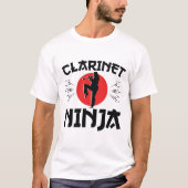 Clarinet Ninja Marching Band T-Shirt (Vorderseite)