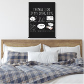 Clarinet Player Men Orchestra Funny Clarinet Leinwanddruck (Insitu (Schlafzimmer))