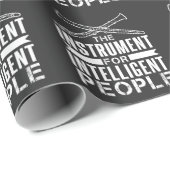 Clarinet Player - Musician Band Clarinet Gift Geschenkpapier (Rolleneckpunkt)