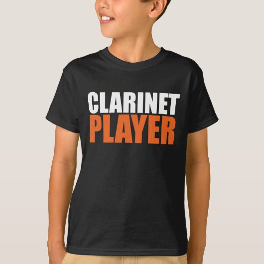 CLARINET PLAYER T-Shirt (Vorderseite)
