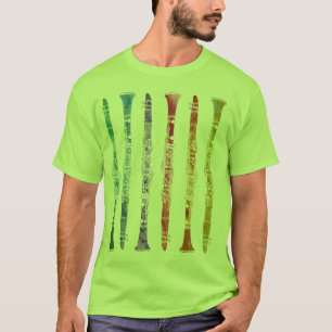 Clarinet-Regenbogen T-Shirt