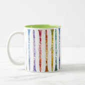 Clarinet-Regenbogen-Verpackung Zweifarbige Tasse (Links)