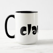 Clarinet Small Heart Tasse (Links)
