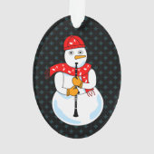 Clarinet Snowman Ornament (Rückseite)
