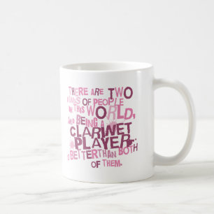 Clarinet-Spieler-(lustiges) Geschenk Kaffeetasse