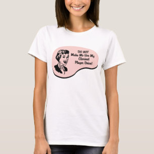 Clarinet-Spieler-Stimme T-Shirt