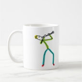 Clarinet Stickman Kaffeetasse (Links)