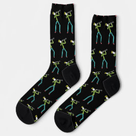Clarinet Stickman Socken