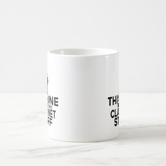 Clarinet Stuff - Funny Clarinet Music Kaffeetasse (Mittel)